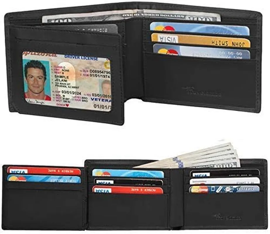 Trifold RFID Blocking Mens Wallet