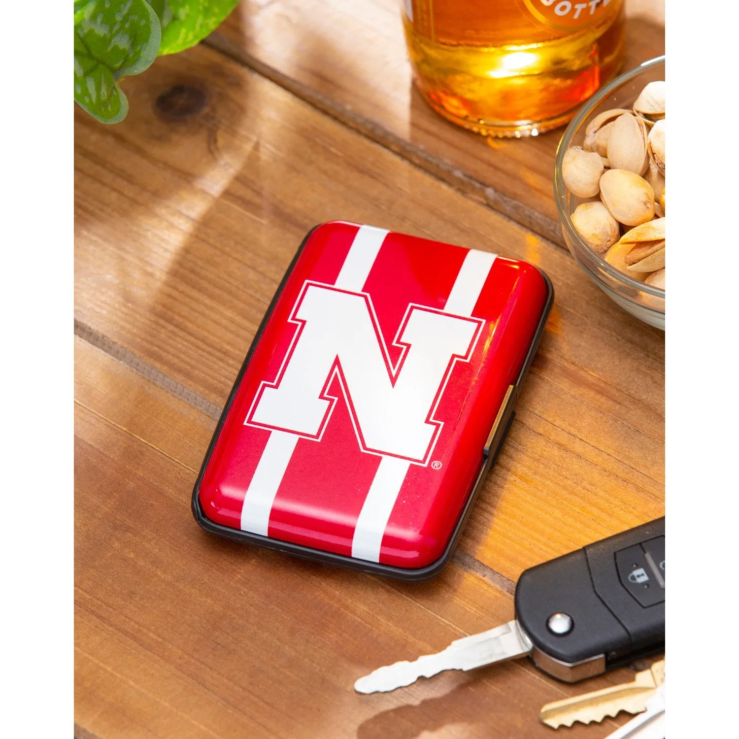 University of Nebraska, Hard Case Wallet,7wlt949hc
