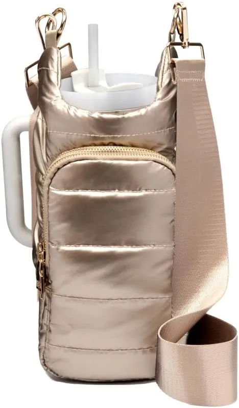 WAN102 - HANDLE PUFFER WATER BOTTLE BAG