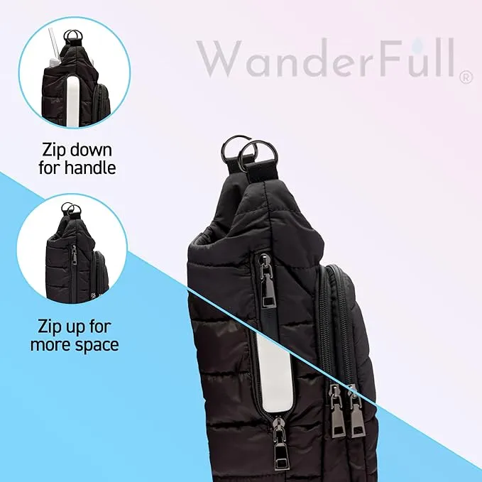 WAN102 - HANDLE PUFFER WATER BOTTLE BAG