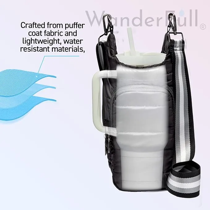 WAN102 - HANDLE PUFFER WATER BOTTLE BAG