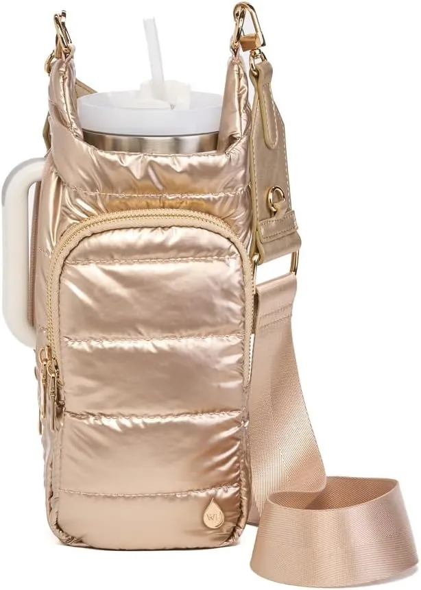 WAN102 - HANDLE PUFFER WATER BOTTLE BAG